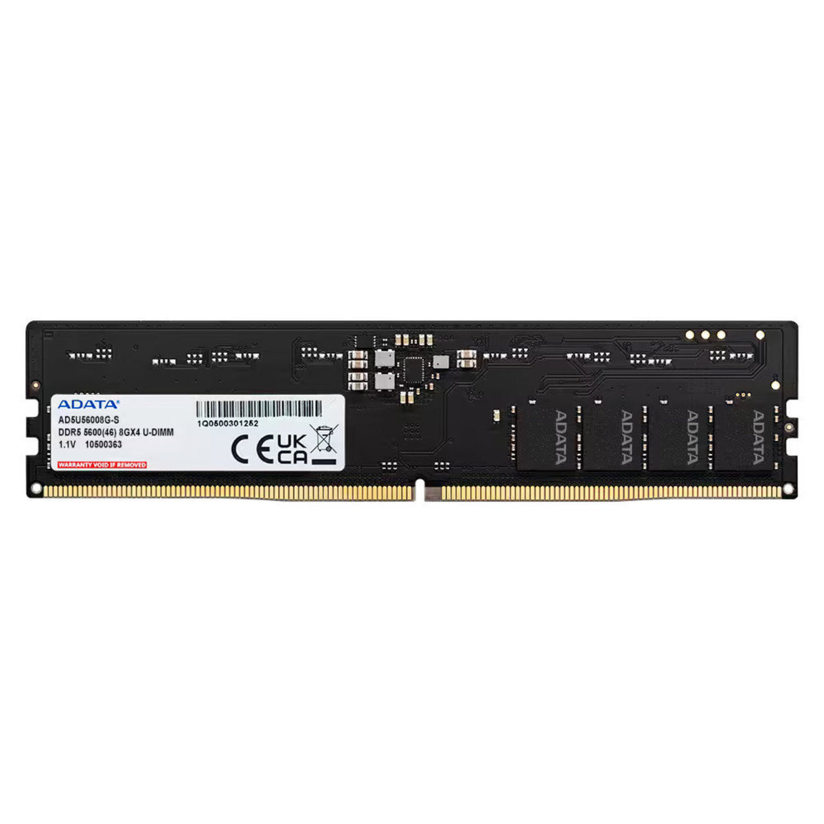 ADATA (SDADA-AD5U560GS) 8GB (1x 8GB) DDR5 5600 U-DIMM Memory