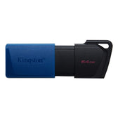 Kingston DataTraveler ExodiaM DTXM/64GB USB Flash Drive, Blue / Black