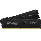 Kingston FURY Beast KF436C17BBK2/16 16GB (2x 8GB) DIMM System Memory, Black