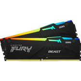 Kingston FURY Beast KF556C36BBEAK2-32 32GB (2x 16GB) DIMM System Memory, Black, RGB