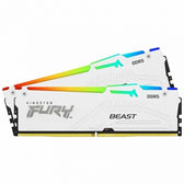 Kingston FURY Beast KF560C36BWEAK2-64 64GB (2x 32GB) DIMM System Memory, White, RGB