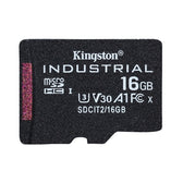 Kingston SDCIT2/16GB Industrial Micro SD Flash Memory Card, V30