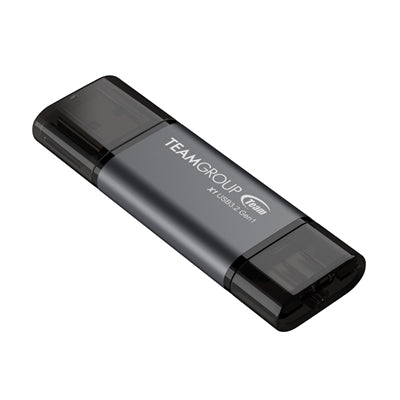Team TX1364GC01 2 in 1 Dual OTG 64GB Flash Drive, X1 USB 3.2 Gen1, Type C &amp; A, Plug and Play