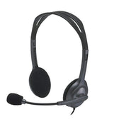 Logitech H111 Wired Headset, Black
