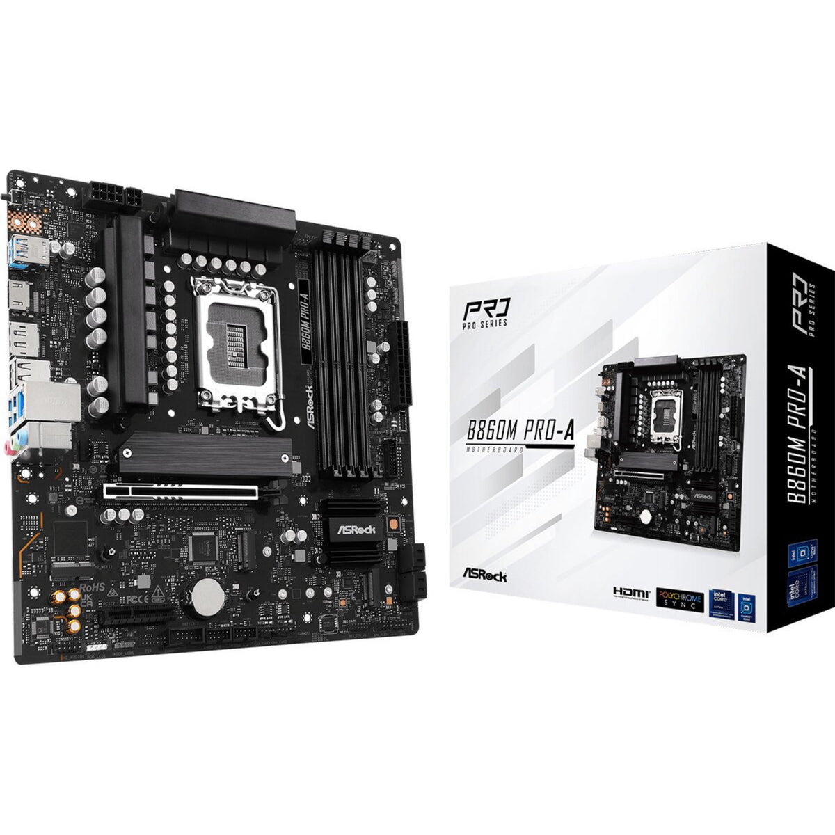 ASRock B860M Pro-A Intel 1851 Socket Motherboard